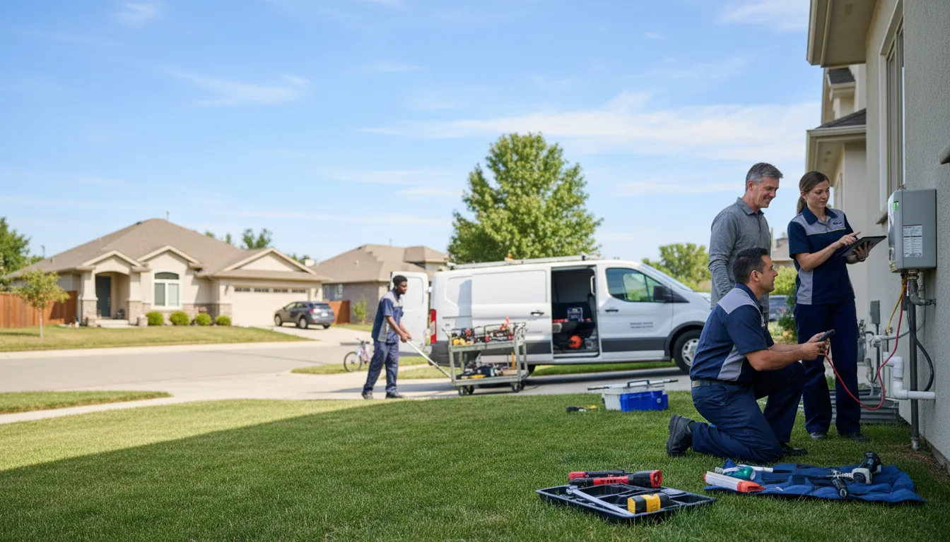 Tankless water heater service in Richmond, KS